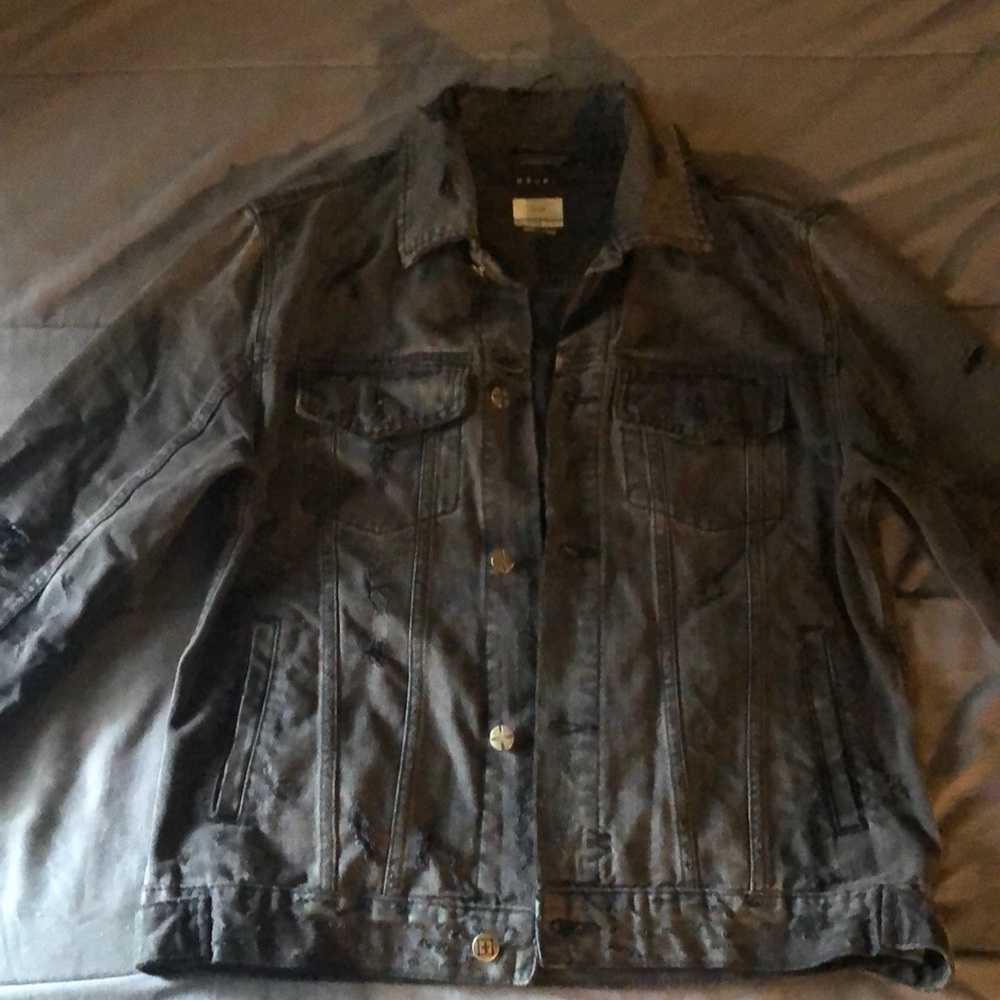 Ksubi black denim jean jacket
